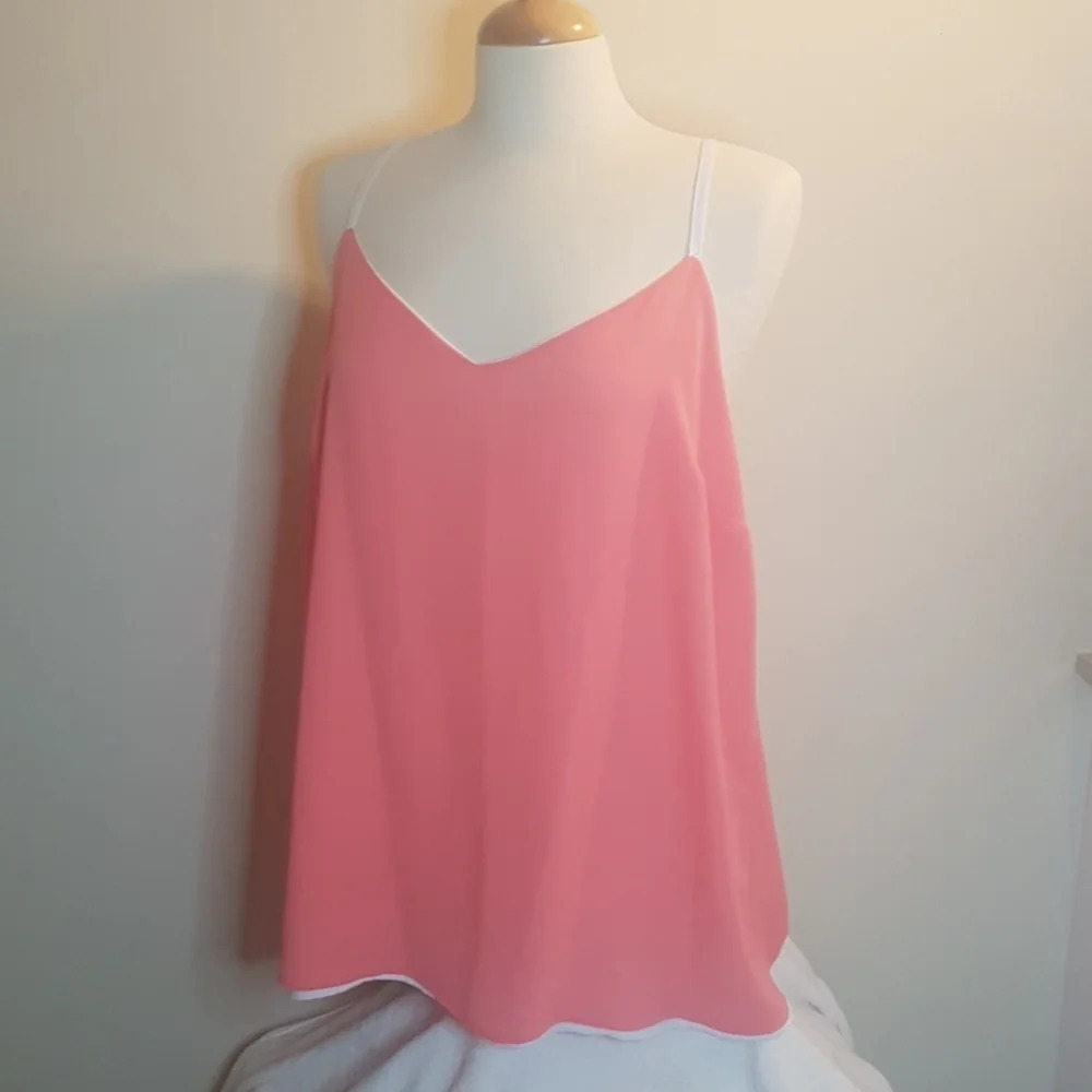 Torrid silky 2 layer racerback flowy tank top